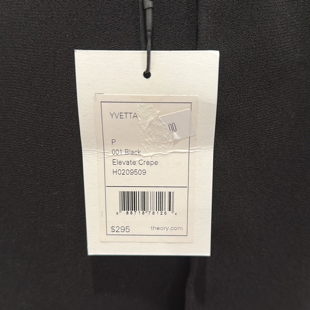 NWT Theory Yvetta Top with Leather Straps - Picture 12 of 16